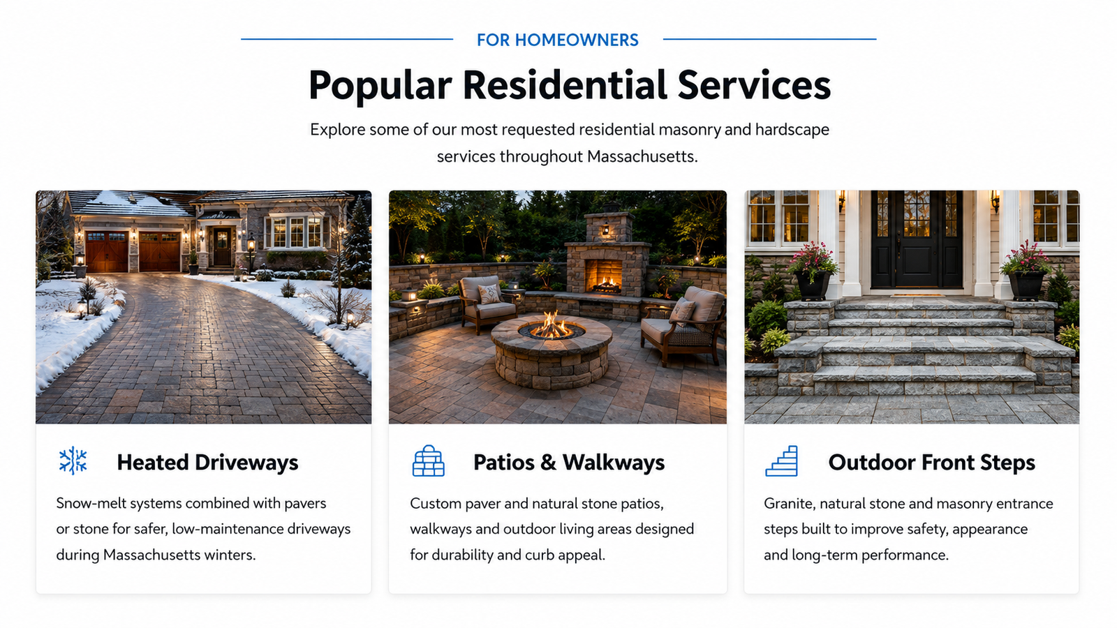 Heated paver driveway services Boston Heated paver driveway services Boston