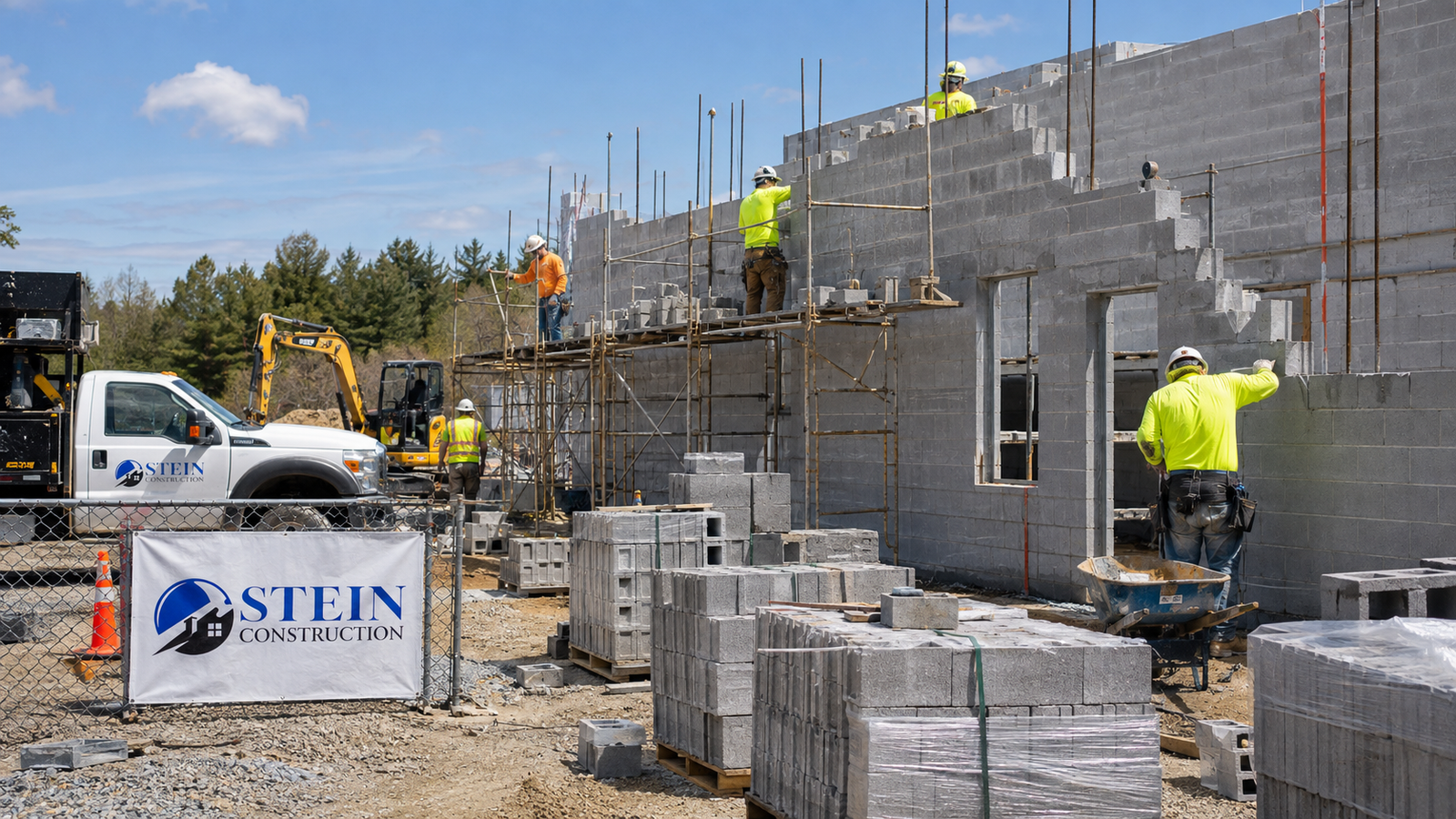 Commercial masonry work in Boston, Massachusetts