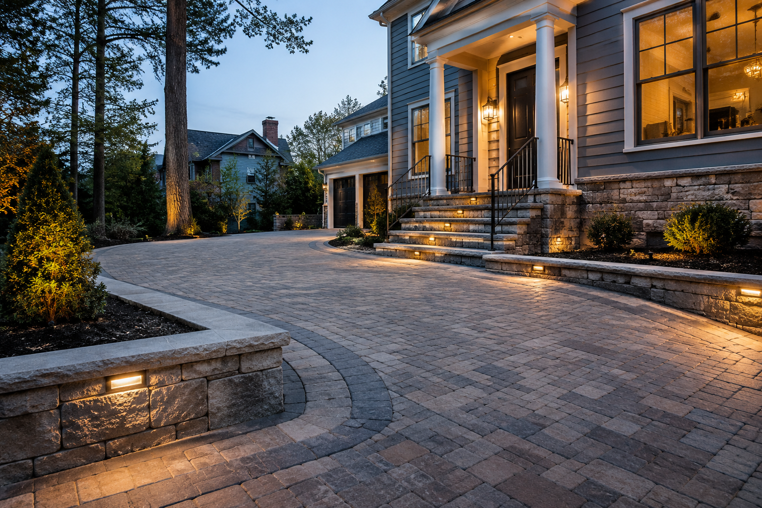 Residential Masonry & Hardscape in Massachusetts Driveways